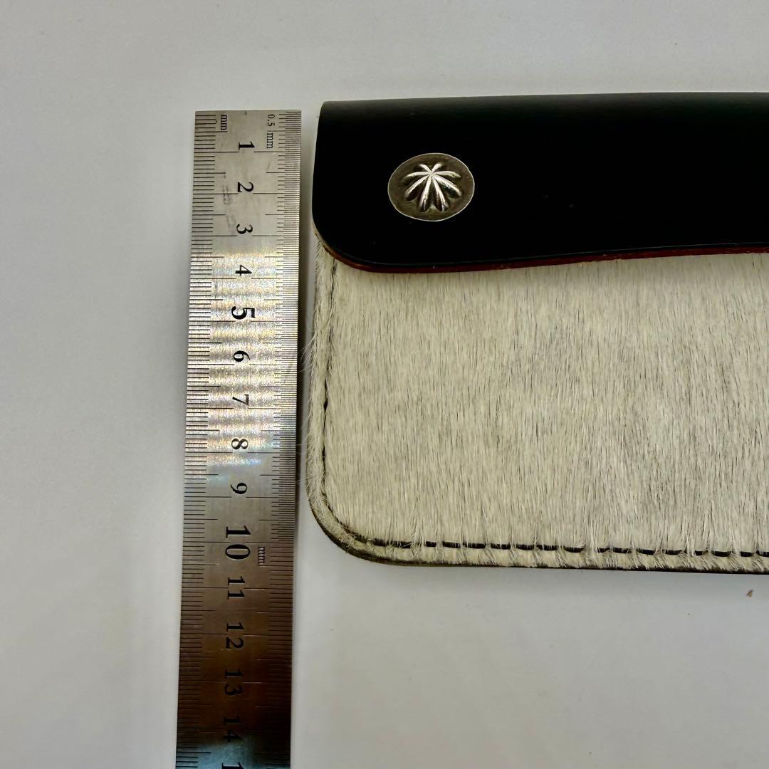 リンチシルバースミス レザーウォレット 限定品ホワイトホース毛皮