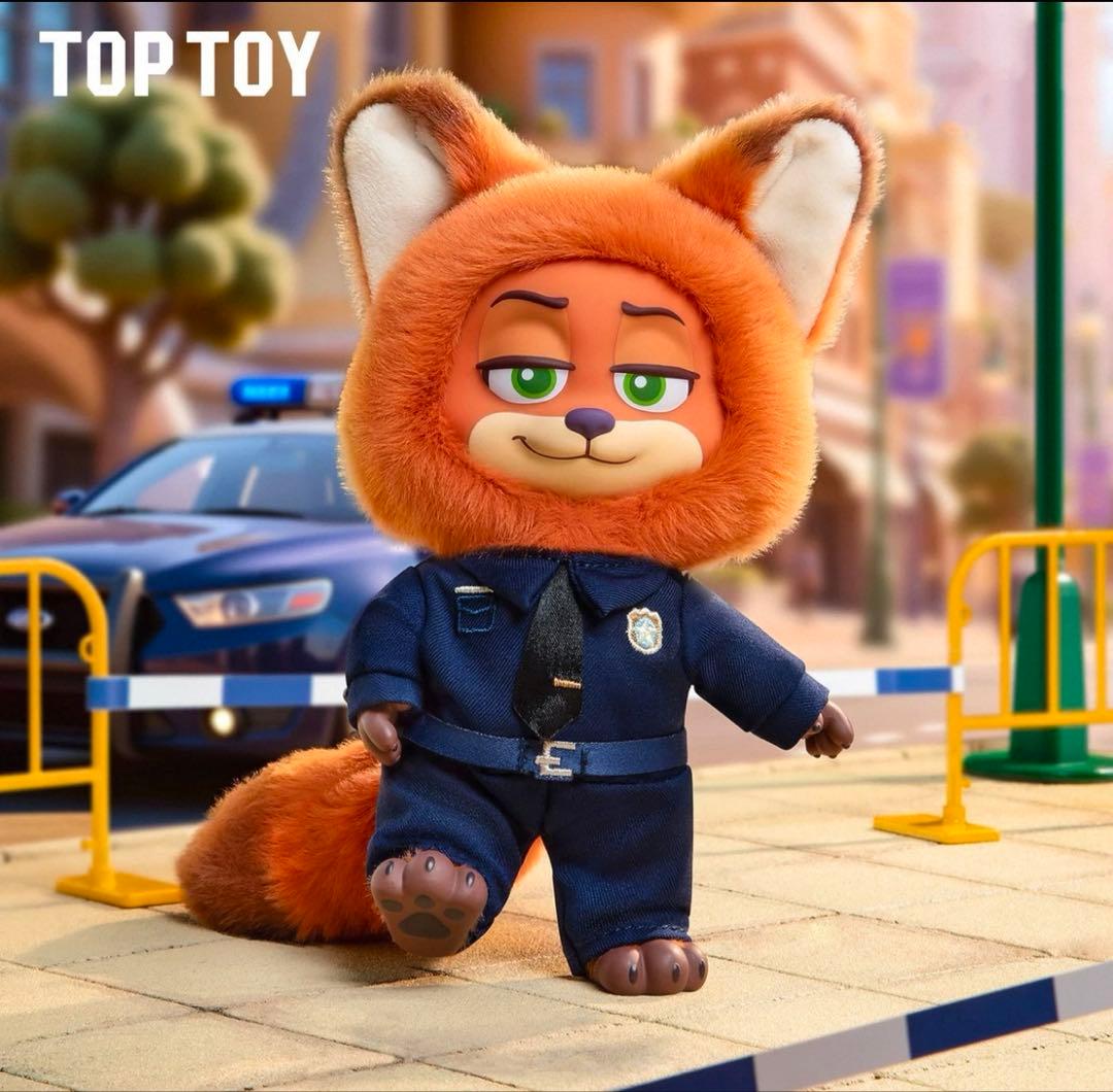 即日発送 TOPTOY ズートピア ぬいぐるみ ニック 警察官 トップトイ