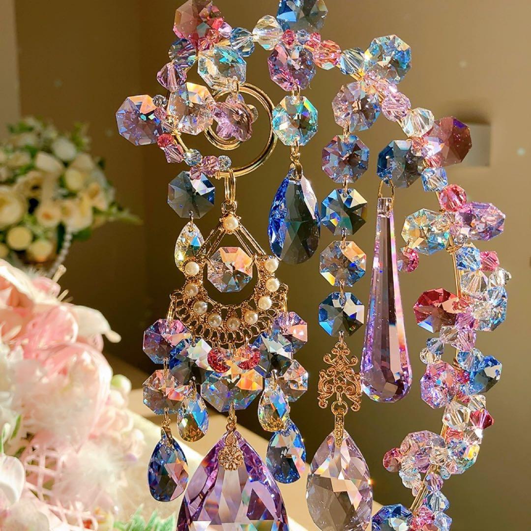 スワロフスキー♡hydrangea。:°ஐ♡* スタンドサンキャッチャー