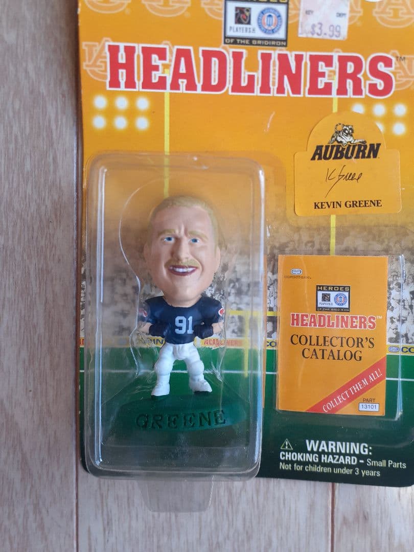 未開封 ケビン・グリーン コリンシアン NFL フィギュア ヘッド