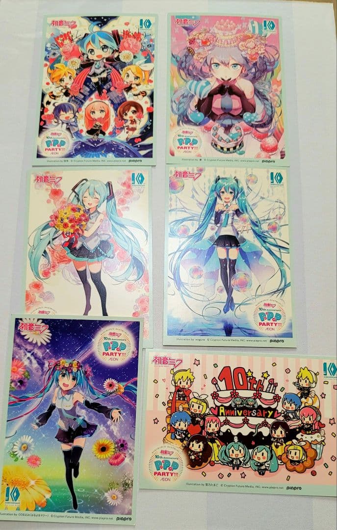 初音ミク 10thAnniversary PPPPARTY ポストカードセット！ - メルカリ