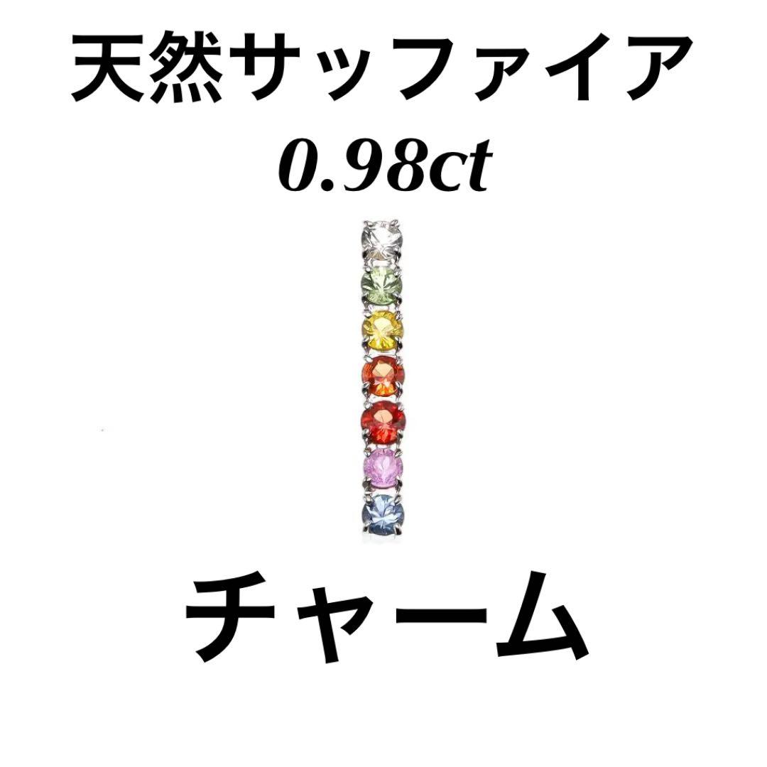 【天然サファイア】チャーム 0.98ct ルース 宝石