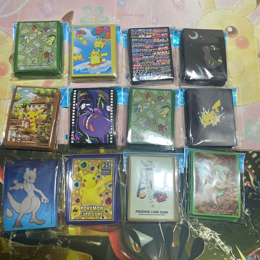 ポケモンカード デッキシールド 12個セット まとめ ピカチュウ