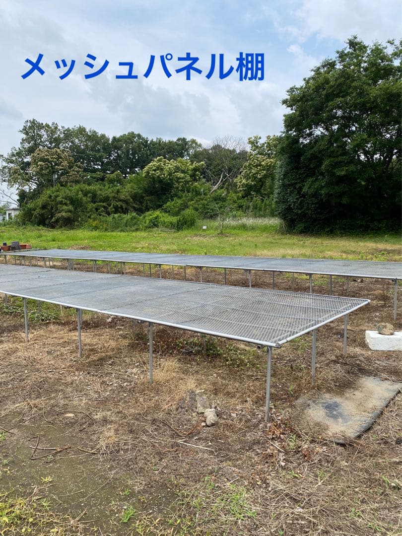 メッシュパネル 育苗棚 栽培棚 農業用 園芸用 - メルカリ