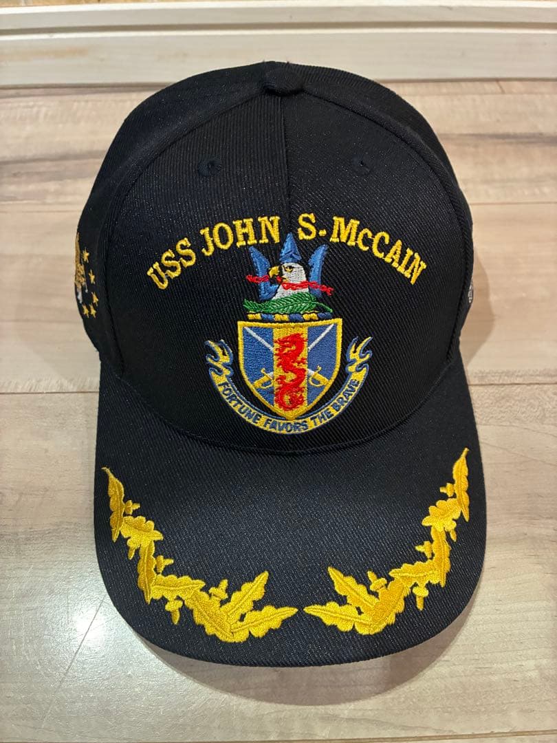 米海軍　アーレイバーク級　ジョン S マッケイン　帽子　キャップ 米海軍 アーレイバーク級 ジョン S マッケイン 帽子 キャップ - メルカリ