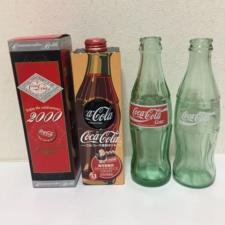 コカ・コーラ 瓶 アンティーク 4本セット - メルカリ