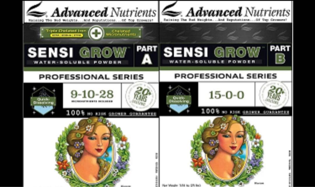 Sensi Grow Professional- Part A＆B Advanced Nutrients Sensi Grow Professional Series - Part A 25 LB