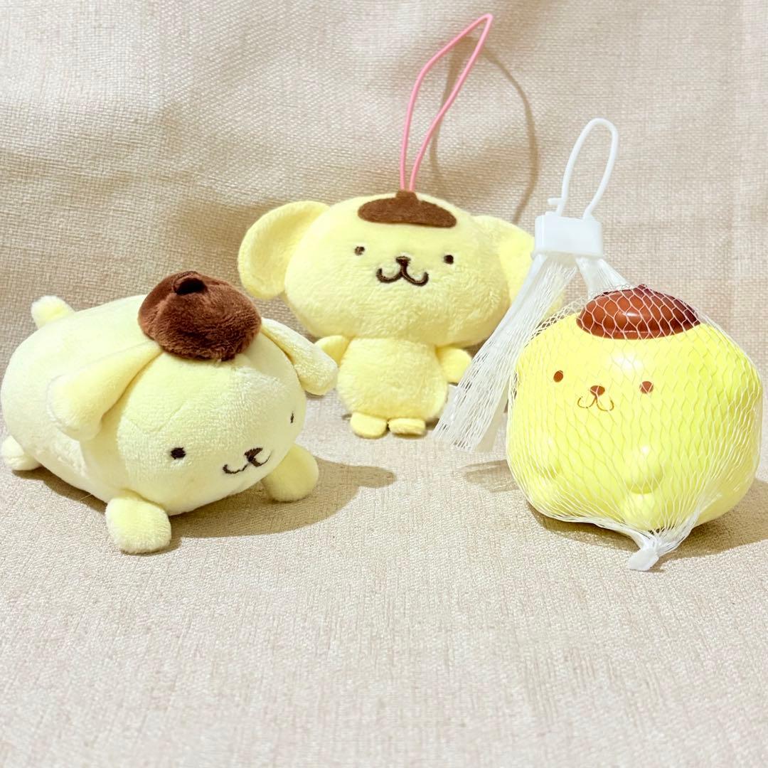 ポムポムプリン ぬいぐるみ キーホルダー ストラップ まとめ売り