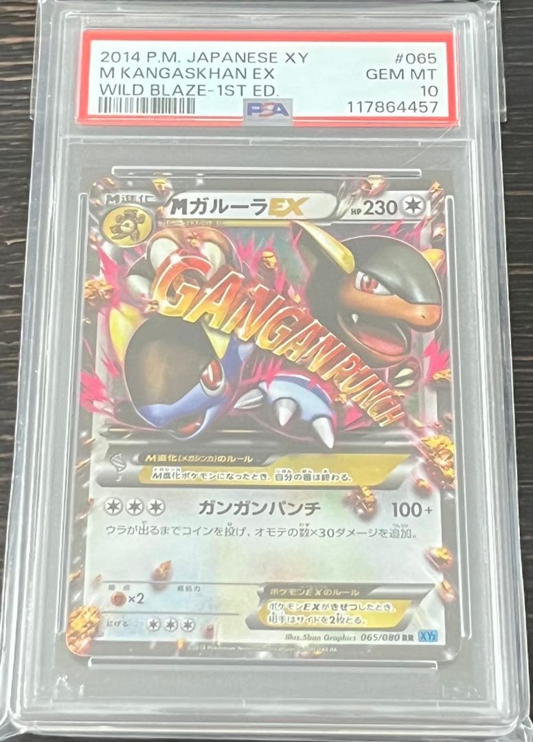 ポケモンカード PSA10 MガルーラEX RR 1ED ワイルドブレイズ ポケモン - ポケモンカード PSA10 MガルーラEX RR 1ED ワイルド