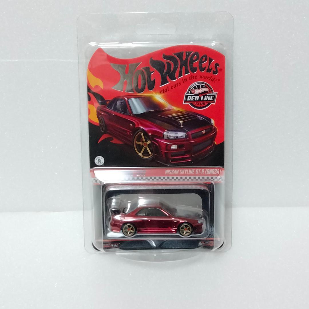 新品 ホットウィール RLC 日産スカイライン GT-R BNR34 レッド Hot Wheels（ホットウィール） Hot Wheels Nissan Skyline GT-R (BNR34