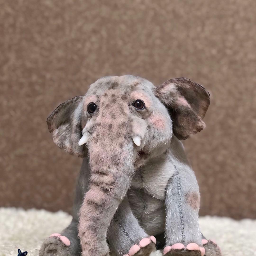 テディベア アーティストベア ぞう ゾウ 受注商品】ぬいぐるみ・ぞう（小） | KOESEN (Baby&Kids)/ケーセン