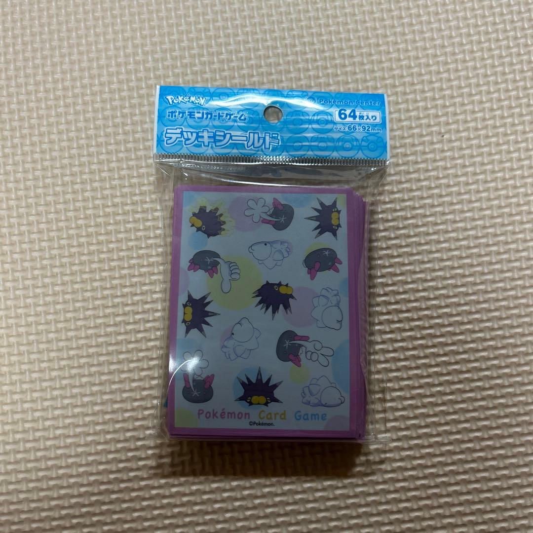 ポケモンカードゲーム デッキシールド ナマコブシ&バチンウニ&ユキハミ