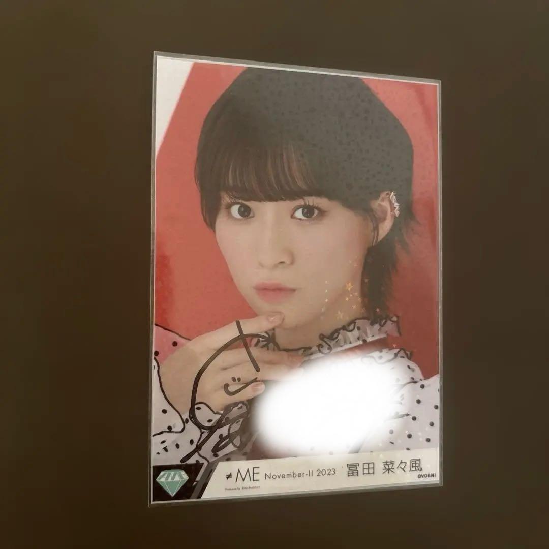 匿名発送】冨田菜々風 生写真 直筆 ヨリ 武道館衣装 - メルカリ