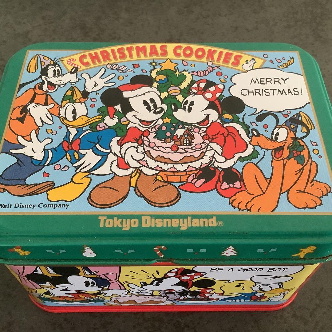 東京ディズニーランド クッキー空缶 ミッキーマウス 1998年 クリスマス