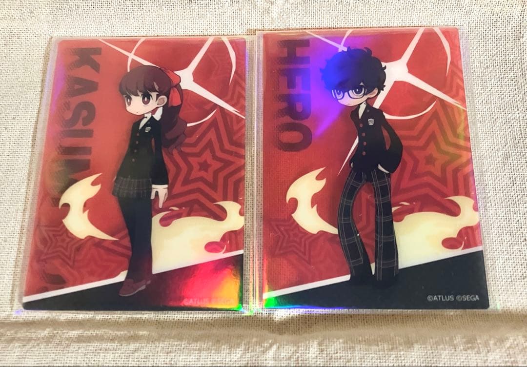 ペルソナ5タクティカ P5T トレーディングカード 主人公 芳澤かすみ