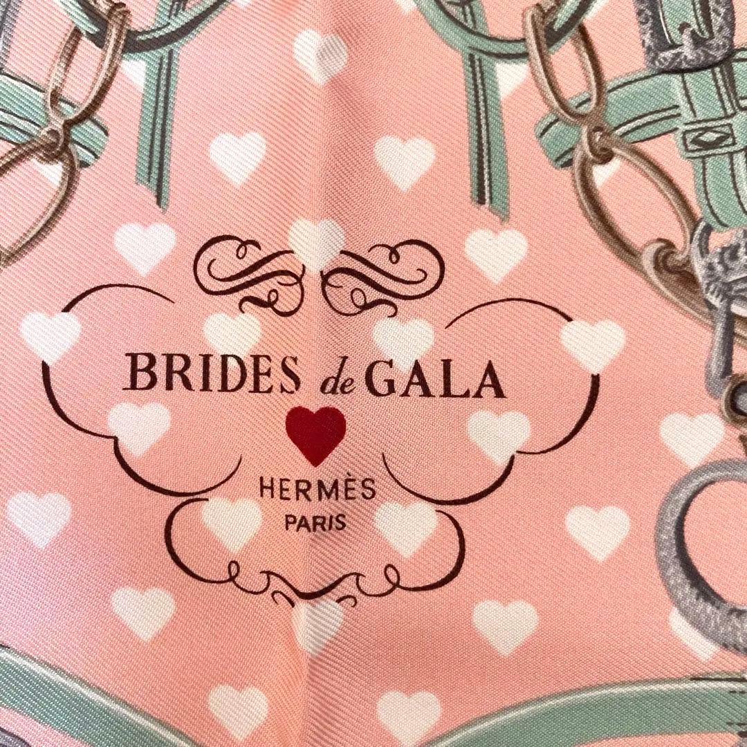 BRIDES de GALA スカーフ ハート ピンク エルメス新品未使用完売