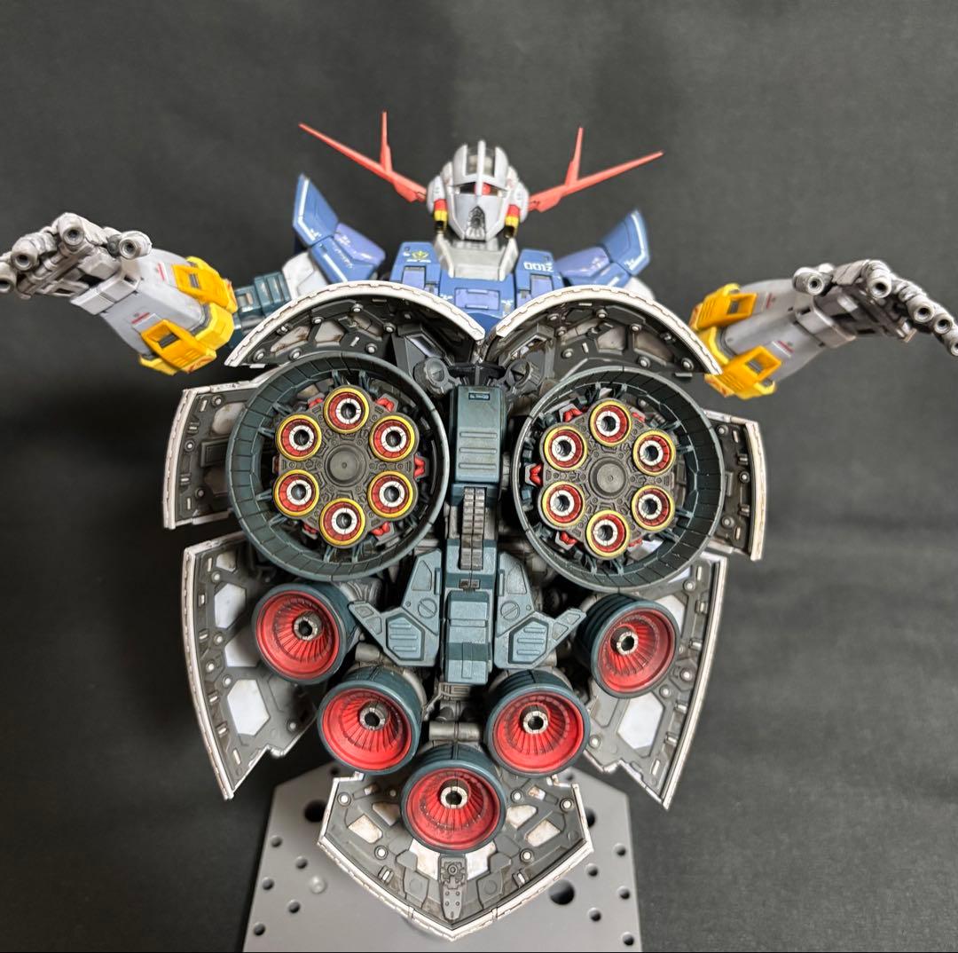 RGジオング完成品 （部分塗装・ウェザリング仕上げ） - メルカリ