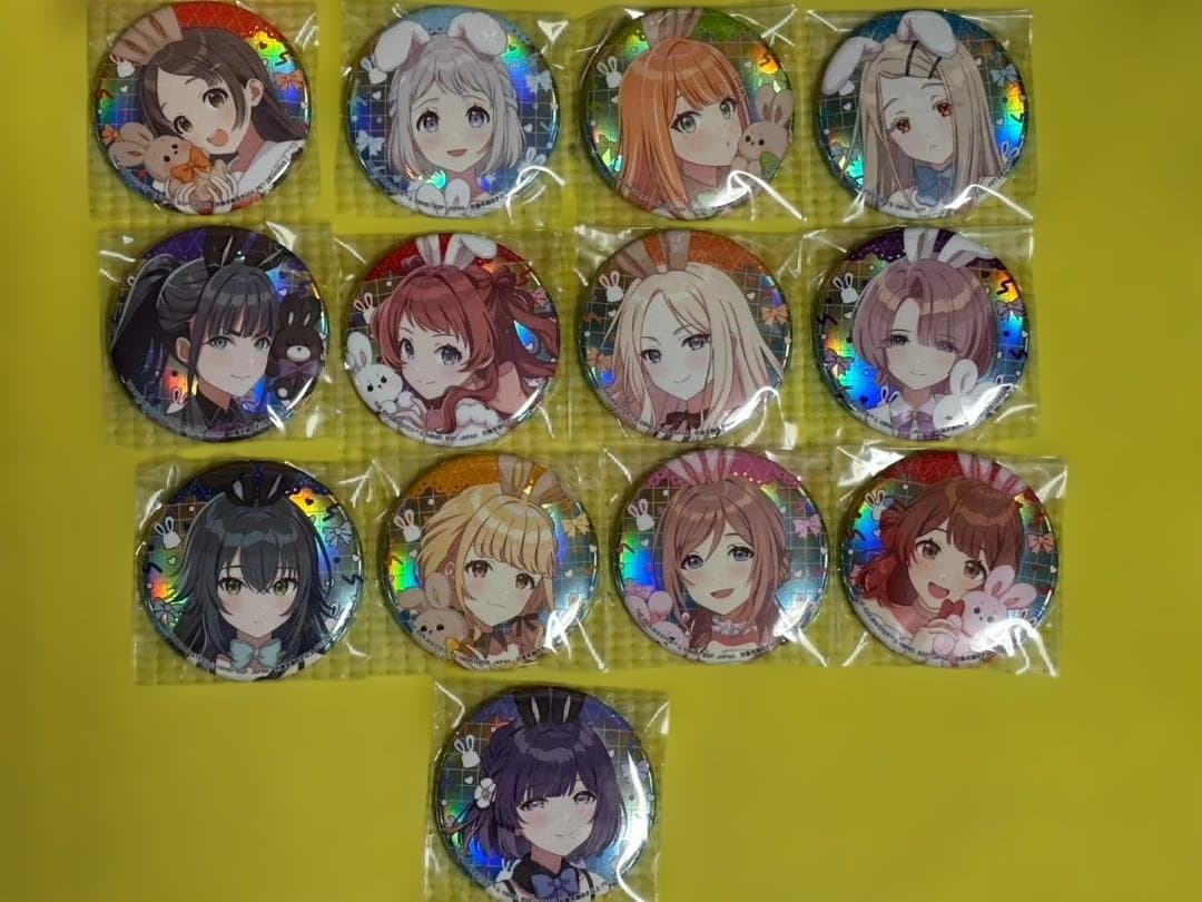 学園アイドルマスター GiGOキャンペーン オーロラ箔押し缶バッジコンプ