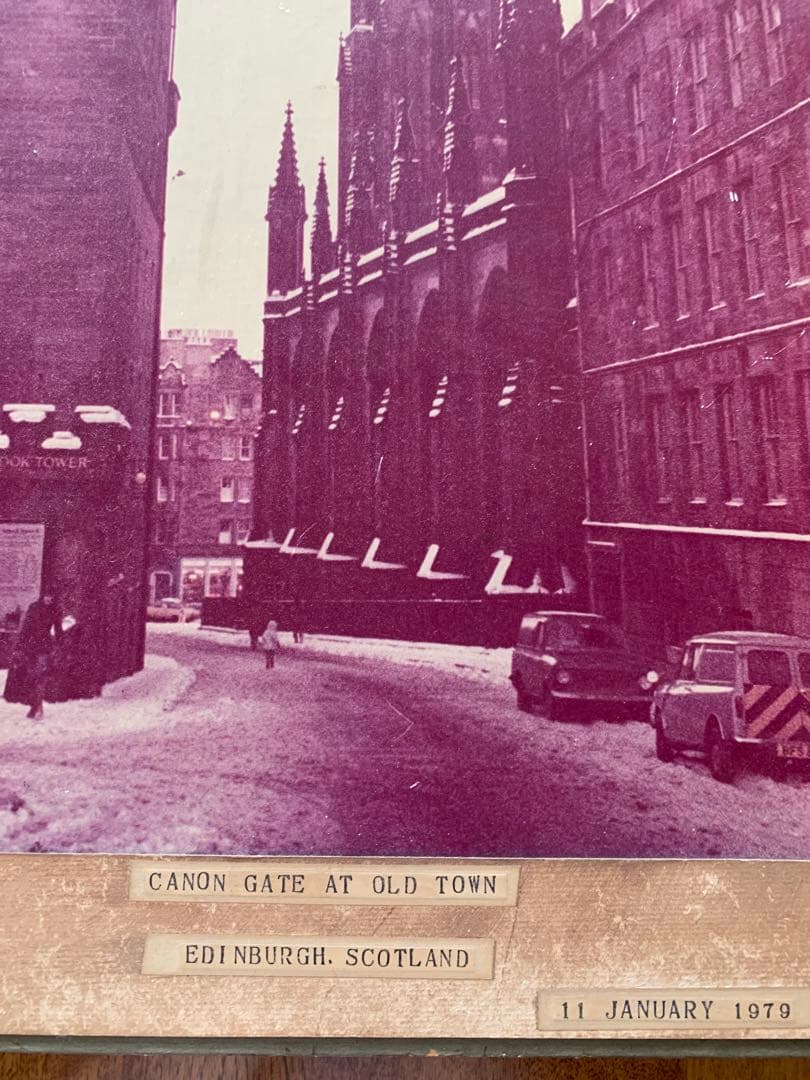 1979年冬エディンバラ・Canon Gate写真1979年1月11日 - メルカリ