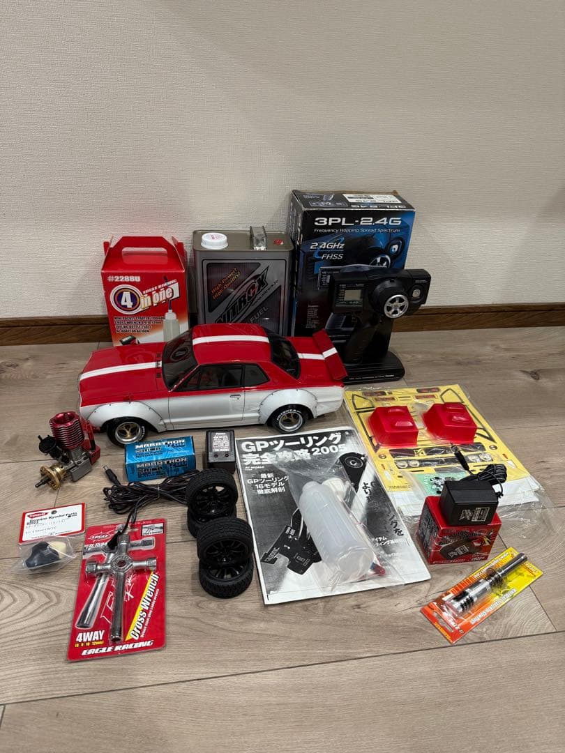 フルセット 良品 京商 ピュア10 gp10 ハコスカ エンジンカー ドリフト