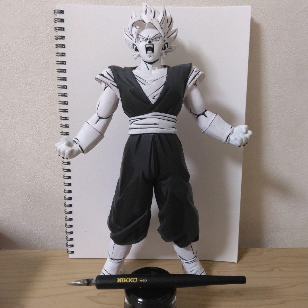 ドラゴンボール フィギュア ベジット リペイント 漫画風 - メルカリ