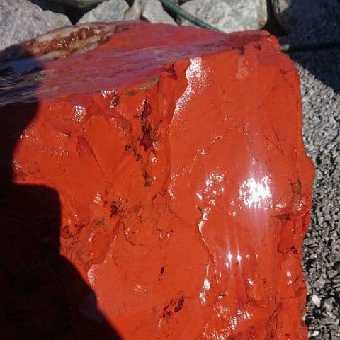 北海道産 赤幸太郎石 172キロ 庭石 鑑賞石 石 庭 置物 オブジェ 北海道