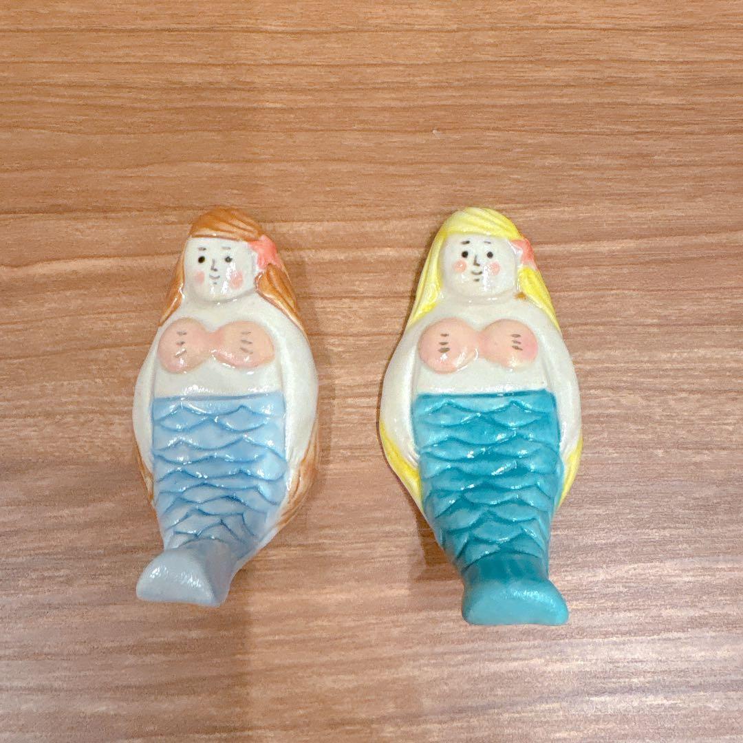 五月女京子さん 人魚と相撲取り 箸置き4個セット - メルカリ