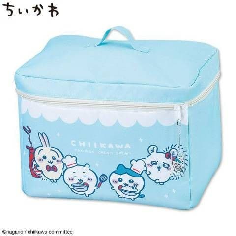 ちいかわ アベイル フタ付き収納ボックス ファスナータイプ(ハチワレ