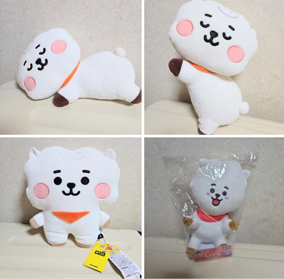 BT21 RJ ぬいぐるみ 高さ35cm 34cm 20cm 新品 3点セット - メルカリ