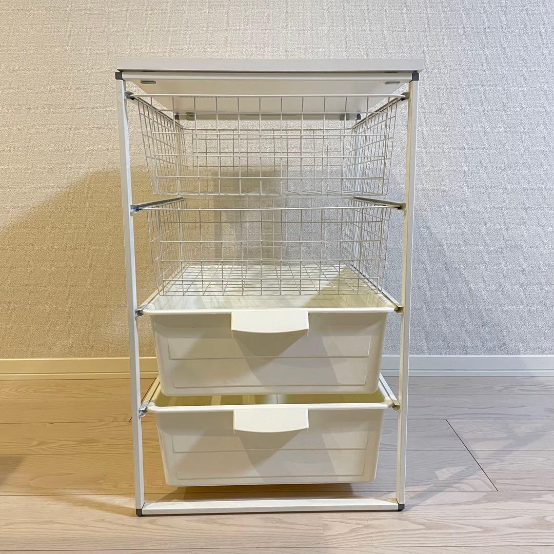 IKEA ANTONIUS 4段ラック 天面付き - メルカリ