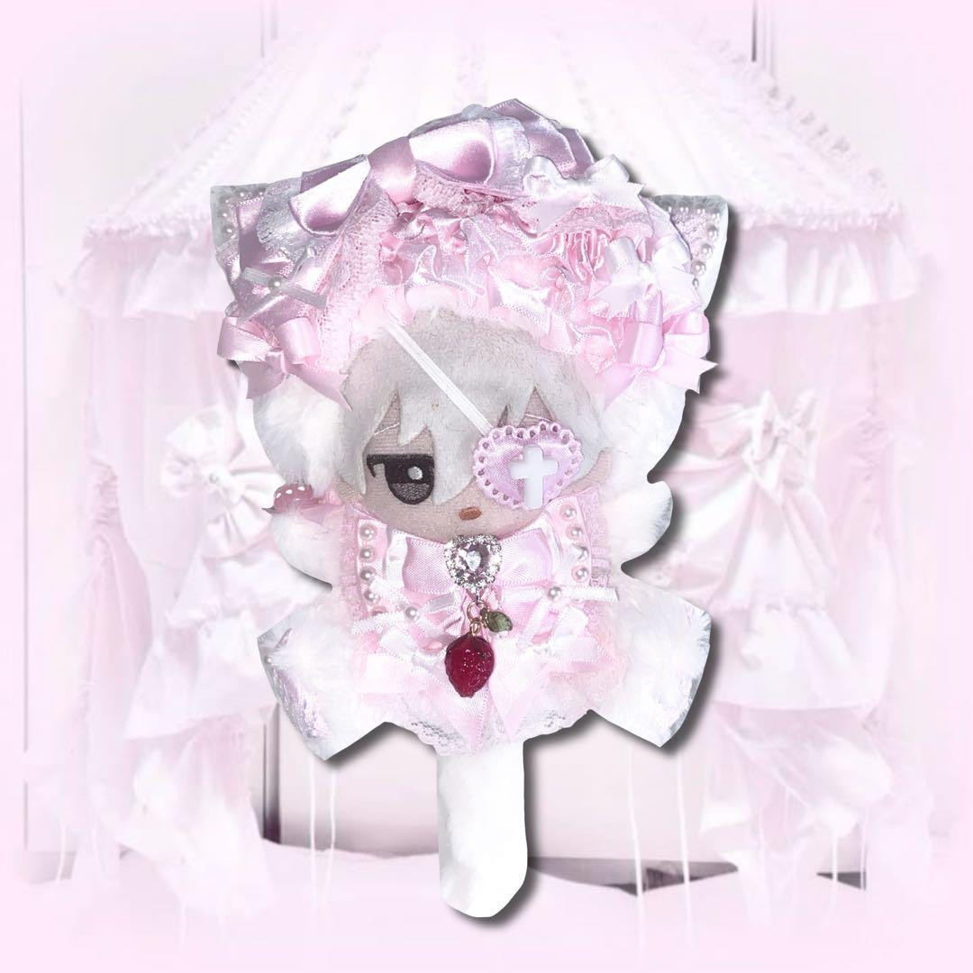 ぬい服 ♡ ちびぐるみ（11cm）♡着ぐるみ ♡ x9 10cm〜11cm ぬいぐるみ用 着ぐるみ まんまる猫(ちびしっぽ) 服 ぬい服
