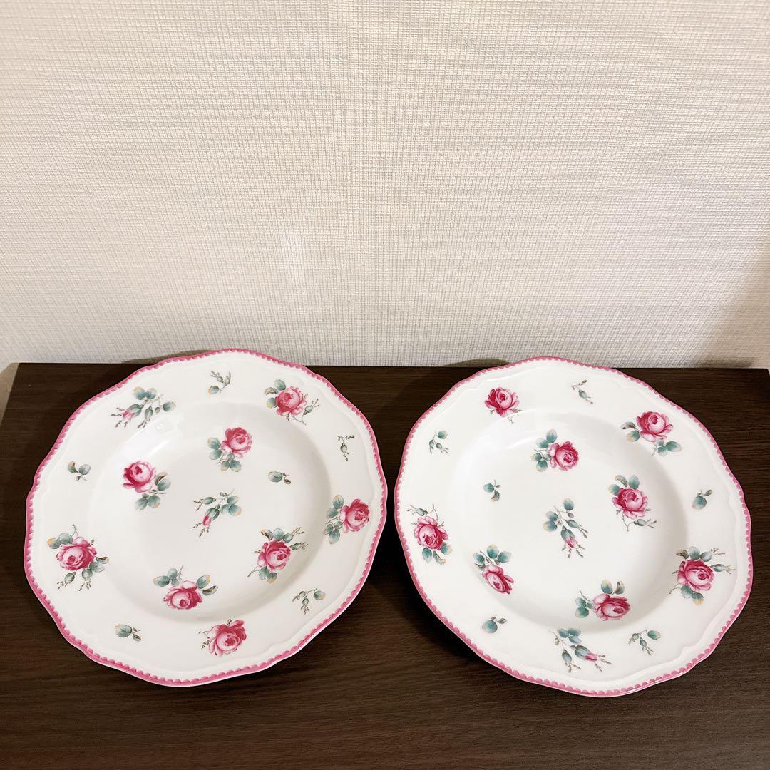 【せいこ】リチャードジノリ アンティーク アンティックローズ　深皿　２枚 リチャードジノリ アンティックローズ ティーカップ＆ソーサー | 神戸