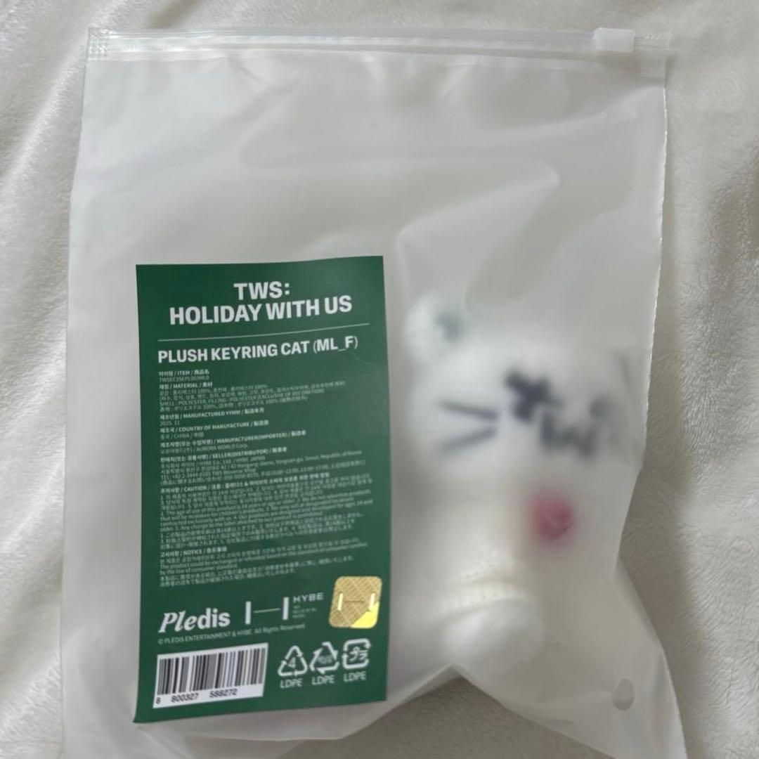 TWS HOLIDAY WITH US PLUSH KEYRING (CAT) - メルカリ