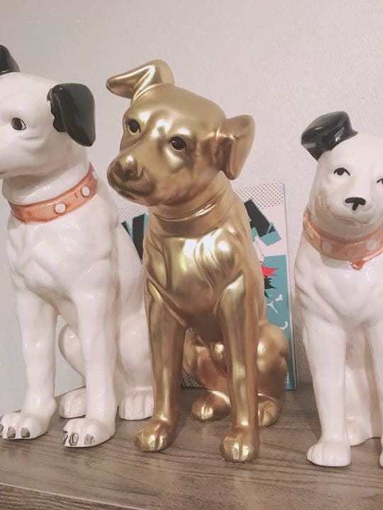 【希少】ビクター ニッパー 犬 陶器 金色 2026年最新】ビクター犬 金色の人気アイテム - メルカリ