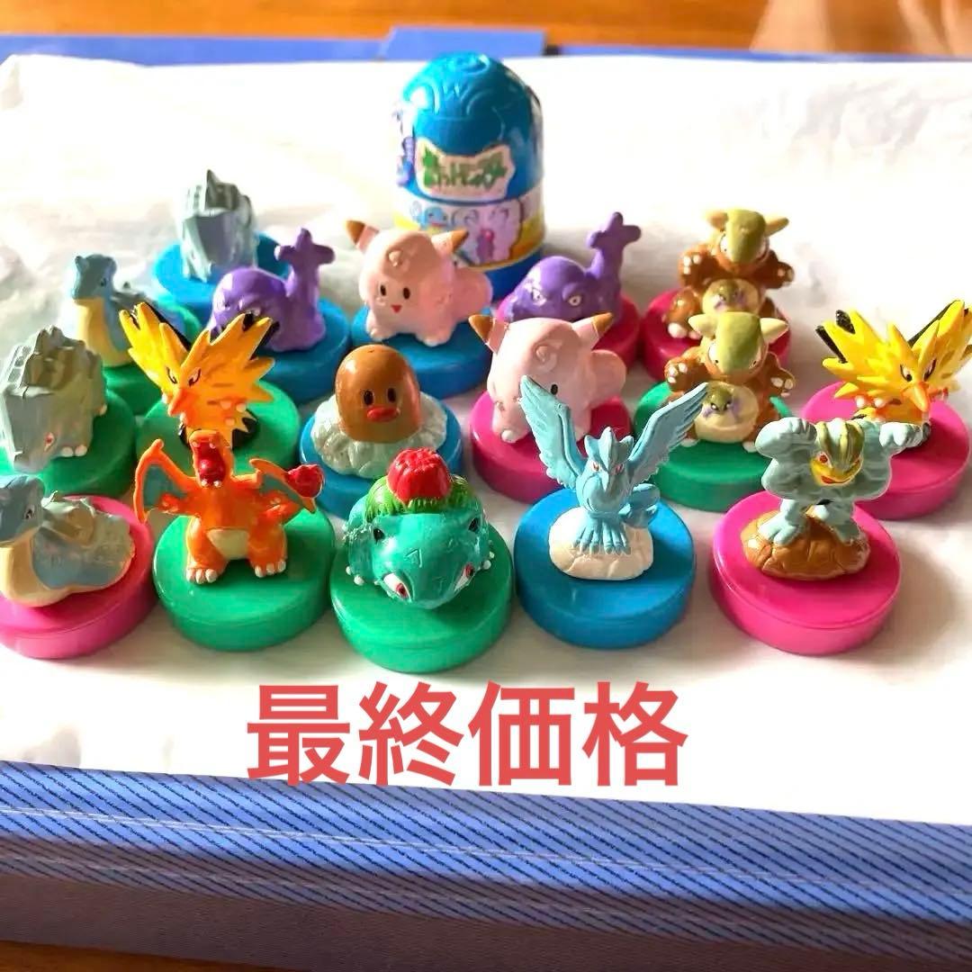 廃盤レトロ 初代ポケモンスタンプフィギュアセット - メルカリ