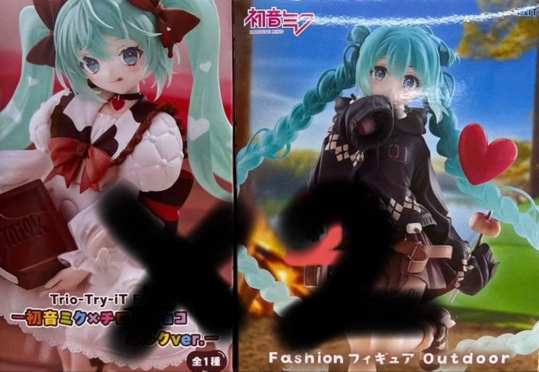 初音ミク Fashion Outdoor 初音ミク×チロルチョコ ミルク 6体 - メルカリ