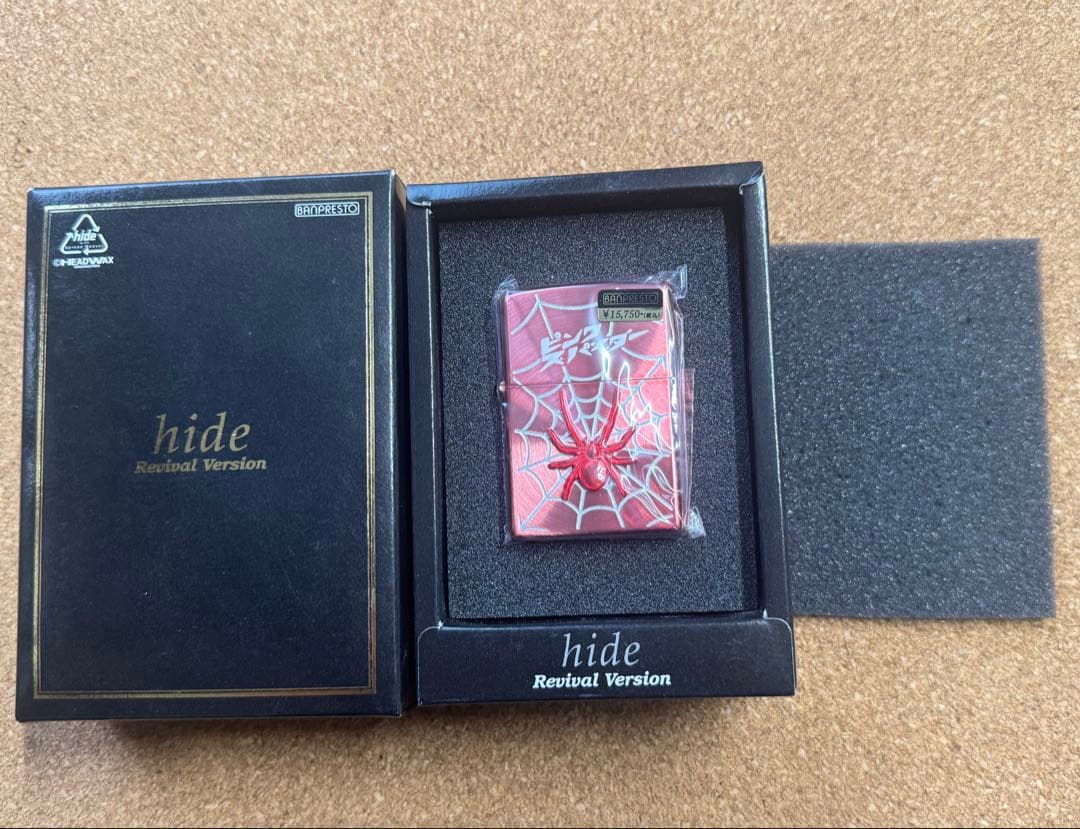超希少 hide ピンクスパイダー Zippo ライター XJAPAN 超希少 hide 超