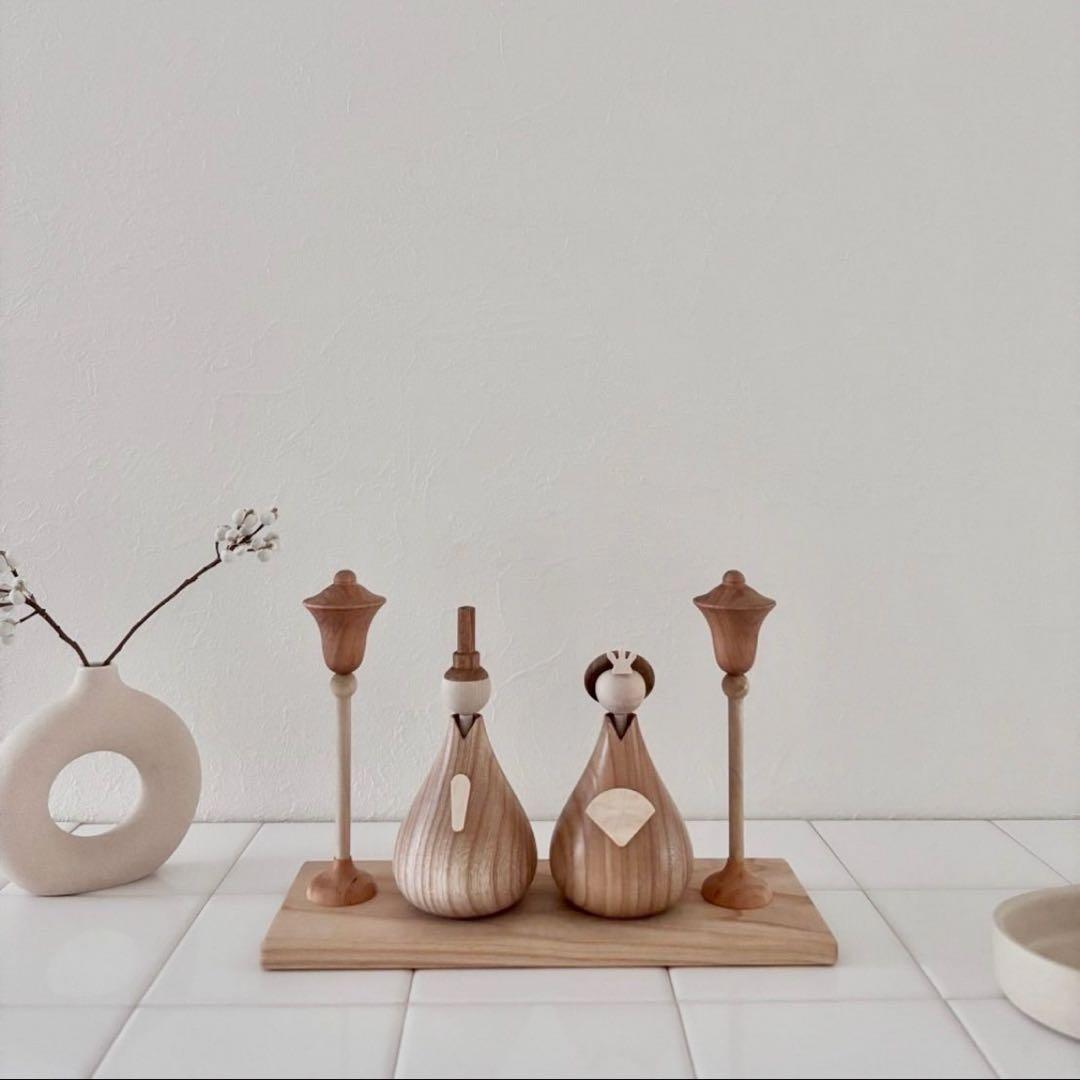 lisoro 木製 雛人形 ひな祭り 翌日発送】lisoro Original / Wooden Hina Dolls | li