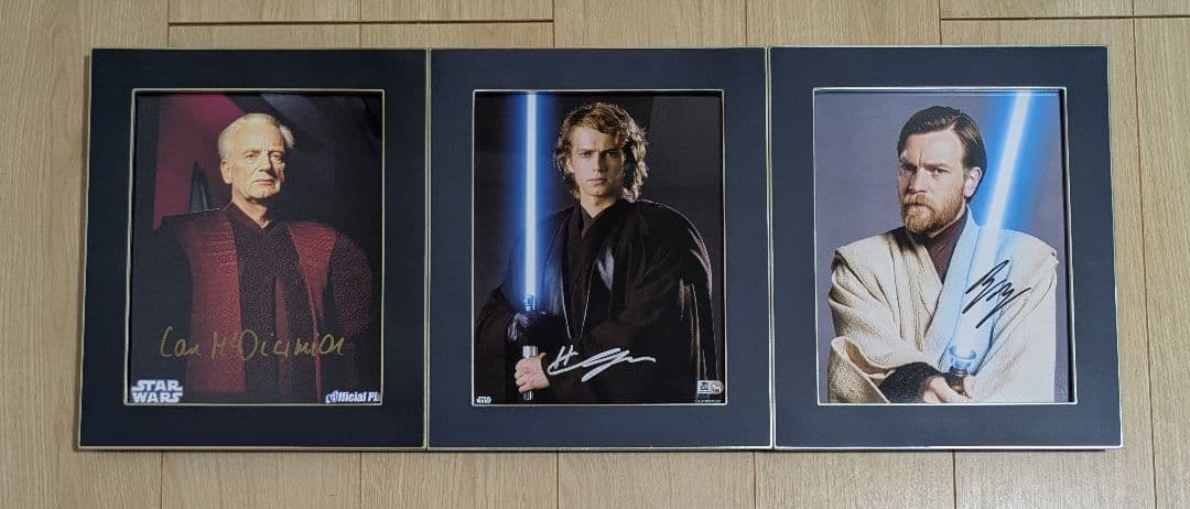 1/16迄出品 STARWARS ヘイデン、ユアン、イアン直筆サイン SWAU - メルカリ