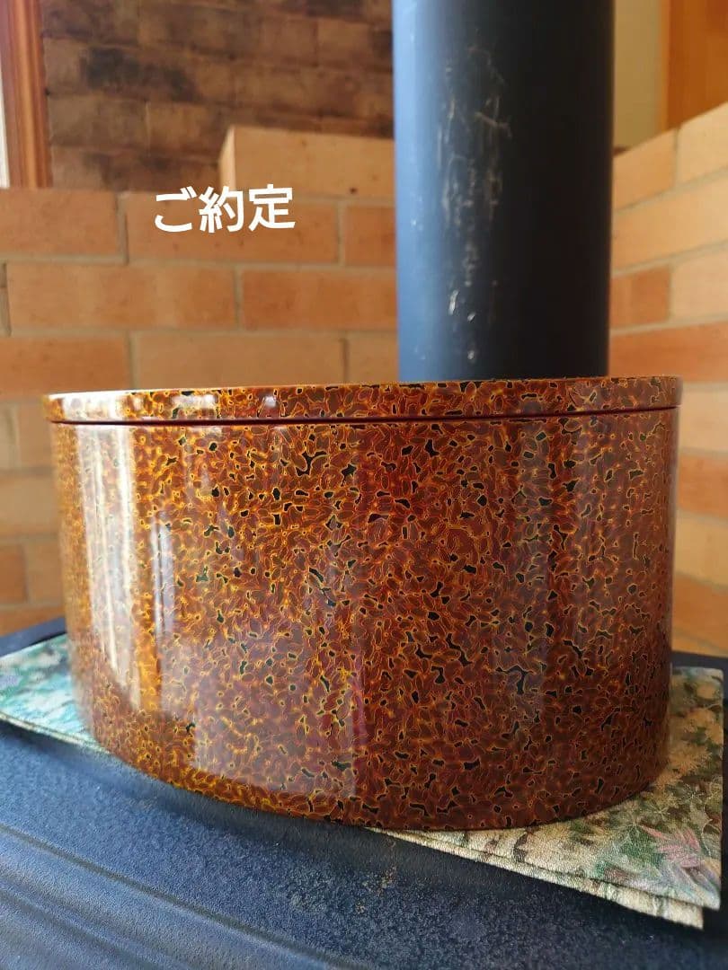 美術工芸　漆工芸　宝箱　木製　くり抜き　展示会で購入　大ぶり厚み　底に浅い筋傷 第70回日本伝統工芸展｜香川県