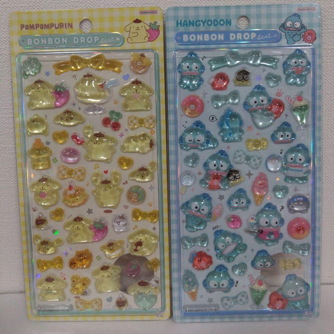 正規品 ボンボンドロップシール サンリオ 第2弾 8種コンプリートセット