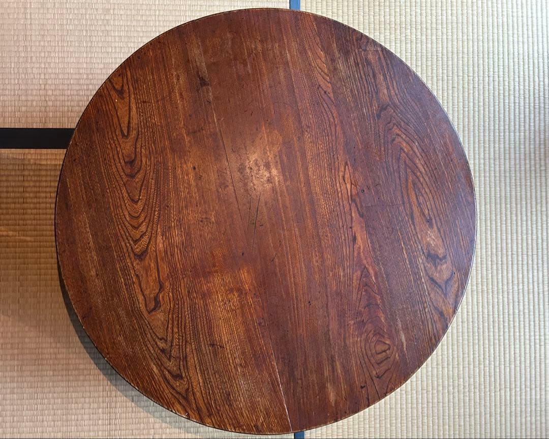 ちゃぶ台 古道具 直径86.5cm