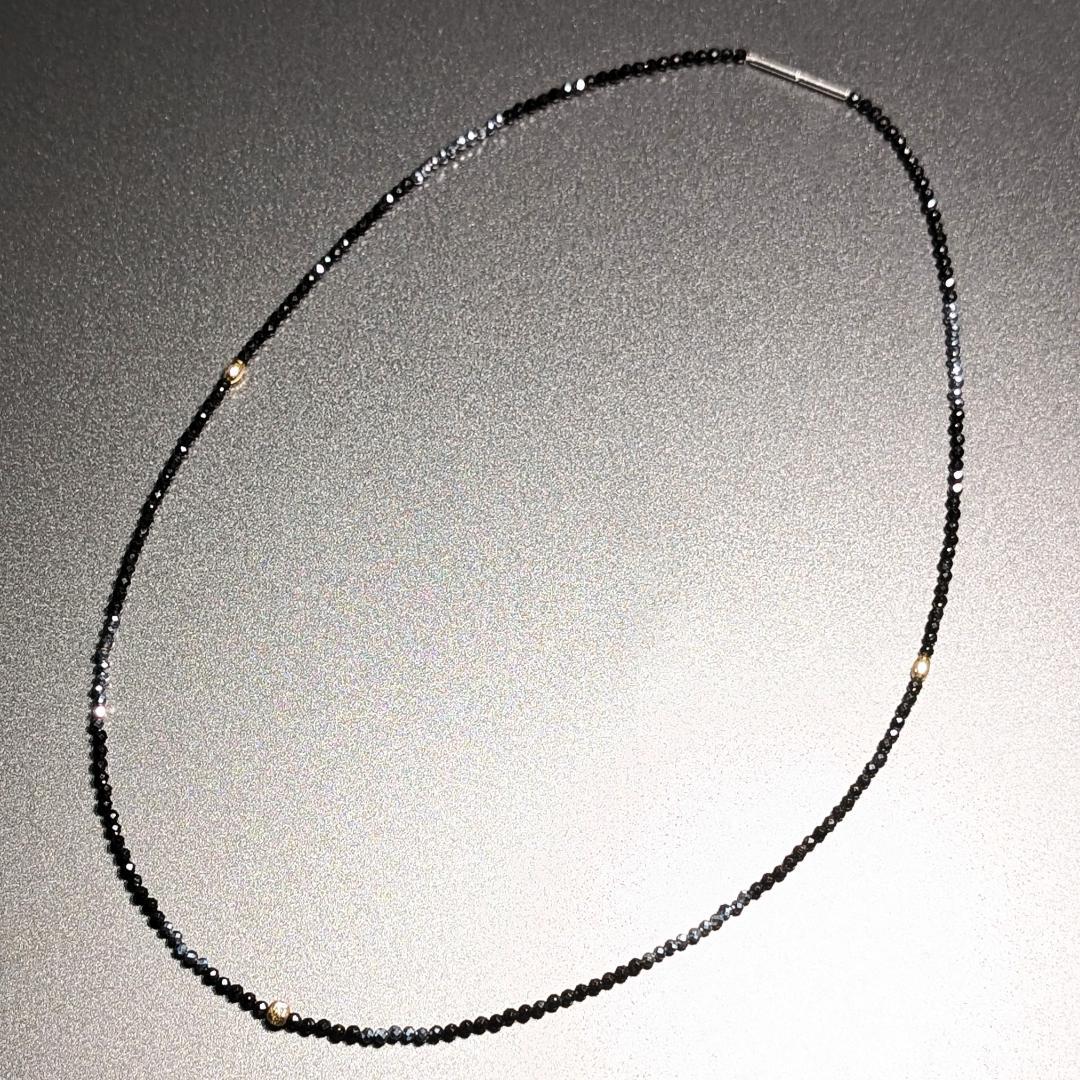 s po　50cm｜K8ゴールド×テラヘルツ×スピネルの三位一体ネックレス K18 8面トリプルカット 喜平 30g/50cm ゴールド ネックレス | 株式会社