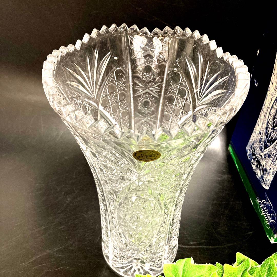 フランスCristal d'Arques クリスタルダルク花瓶 CHESNAY - メルカリ