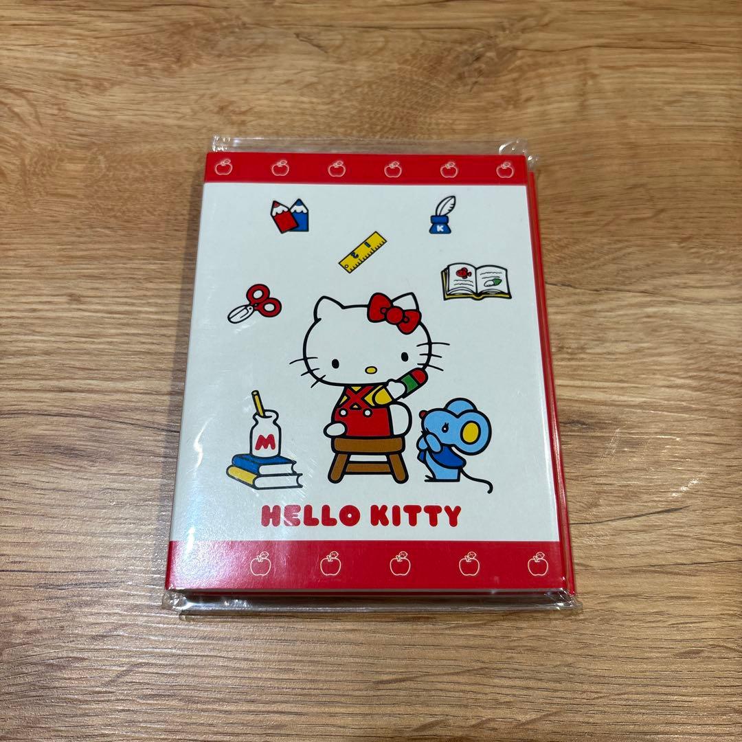 サンリオ ハローキティ レトロ パタパタメモ 新品 サンスター文具