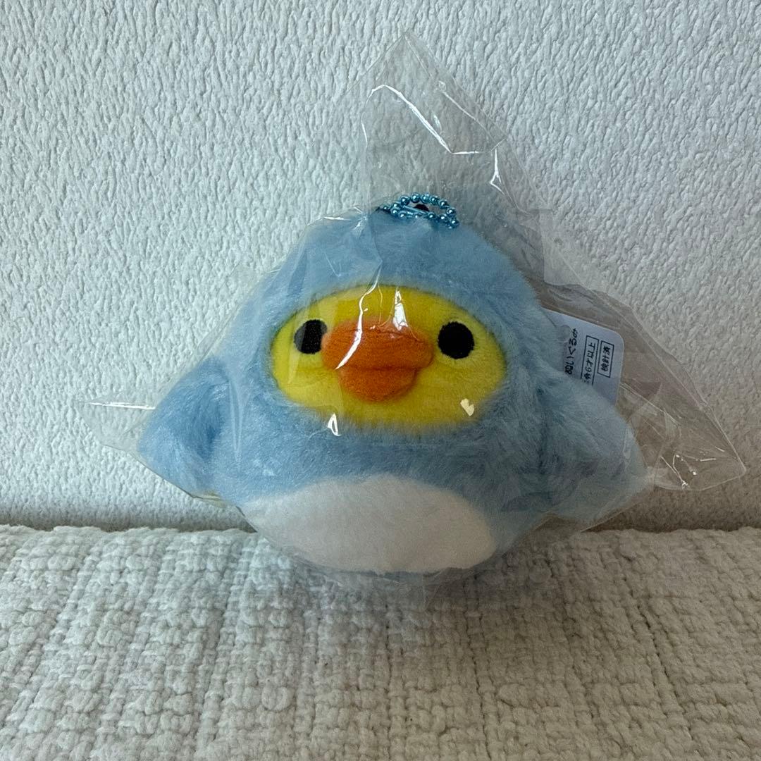 【タグ付き】リラックマ　15周年記念　ぶらさげぬいぐるみ　キイロイトリ　ペンギン タグ付き】リラックマ 15周年記念 ぶらさげぬいぐるみ キイロイトリ