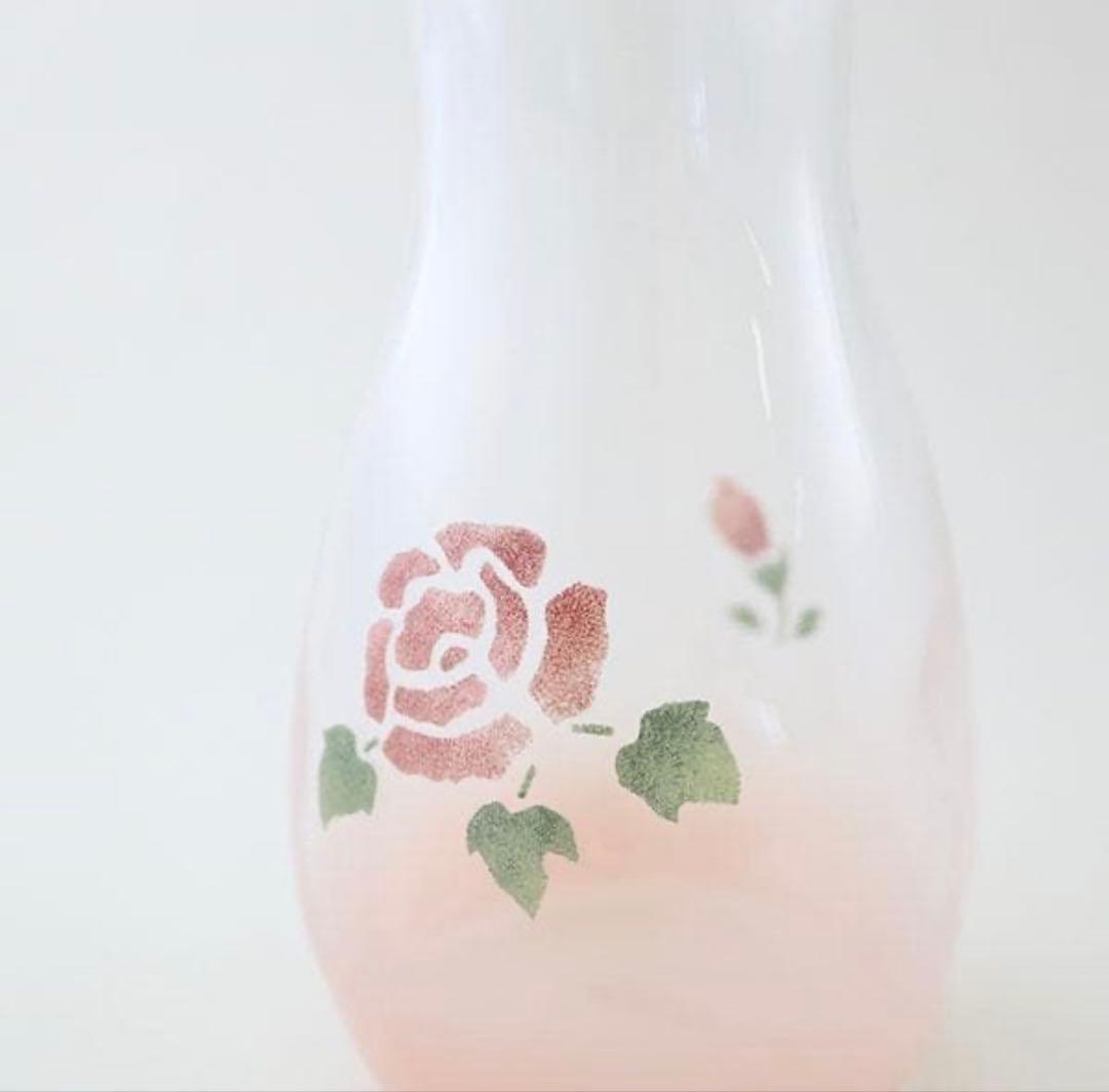 マニーローズ ガラスのミニカラフェ 水差し 花瓶 ルミエールナチュレル