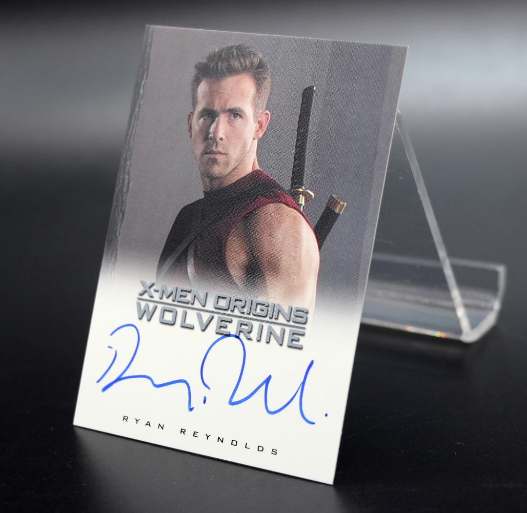 X-men Dead pool デッドプール ライアン レイノルズ サインカード