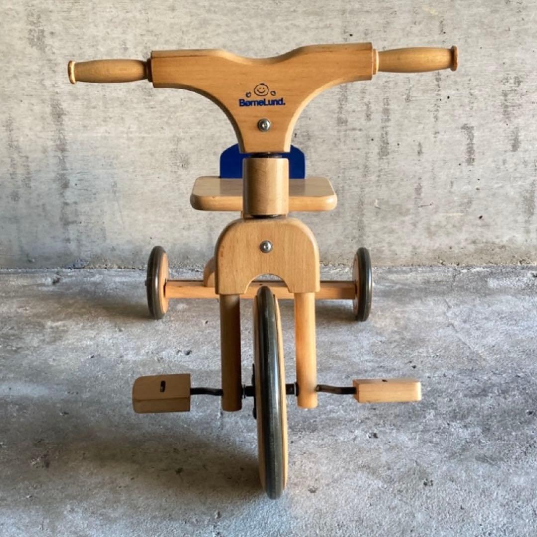 ボーネルンド 三輪車 ペダル付き 子供用 木製 ウッド シンプル