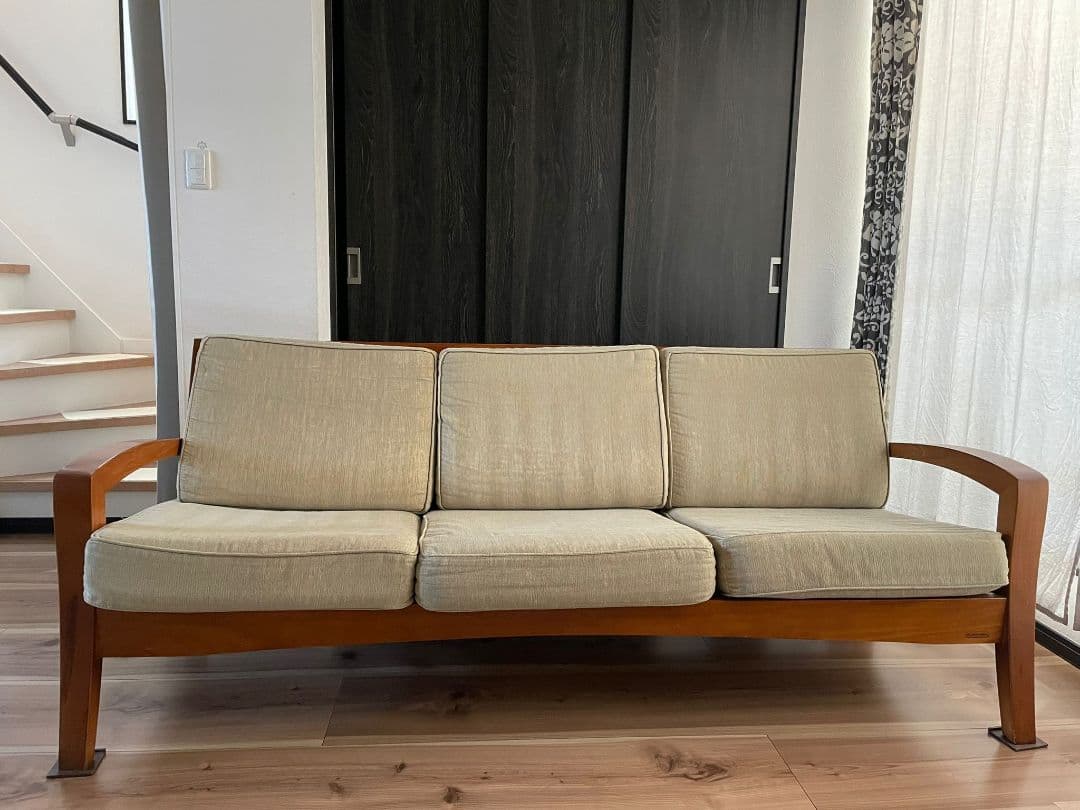 SCANTEAK ソファ SCANTEAK スキャンティーク KORS コース 2人掛けソファ チーク無垢材